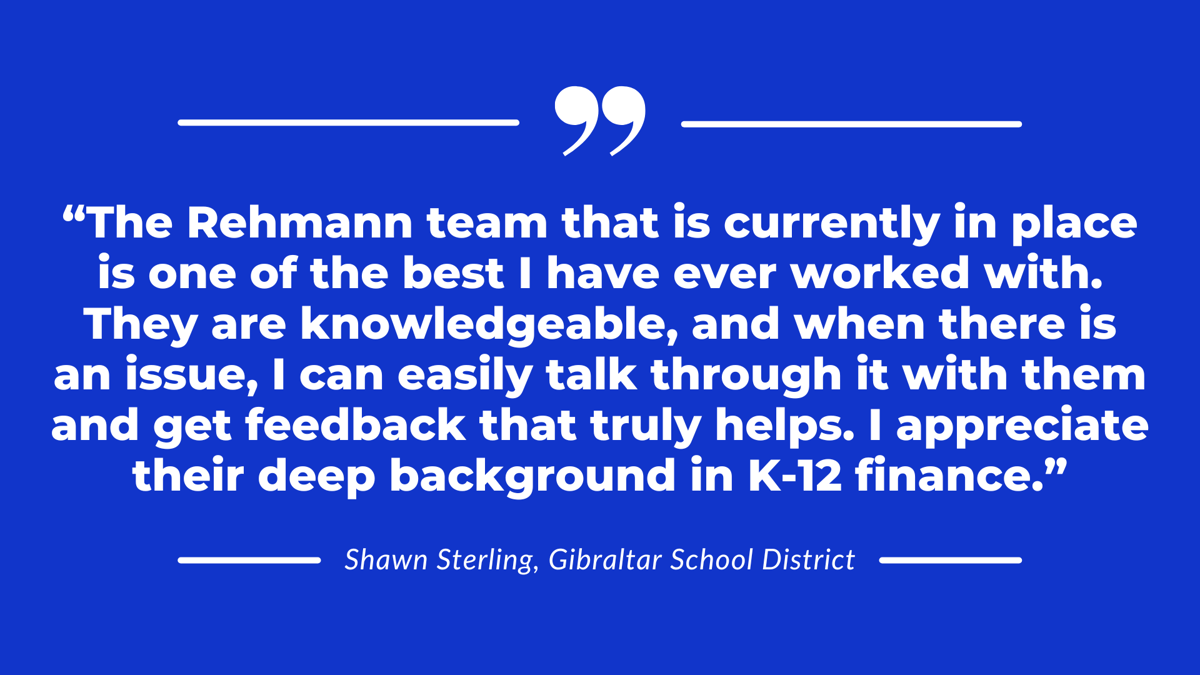 Q1 2025 PS Newsletter Client Quote Gibraltar School District